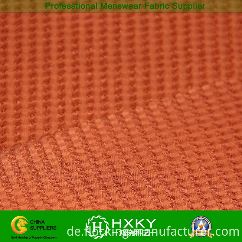 Bubble Plaids Design with Poly Semi Memory Fabric